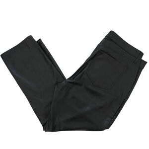 GAP Classic Black Faux Leather Pants Sz: 16